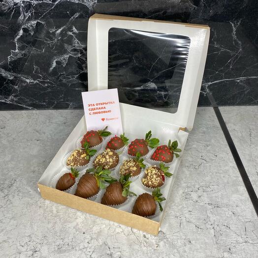 Клубника в шоколаде в молочном шоколаде