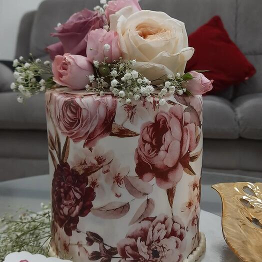Edible Floral design cake