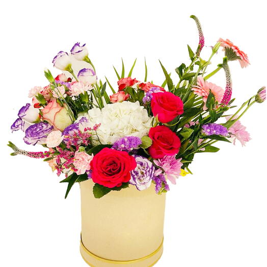 Mixed Flower Box Arrangement - Elegant Floral Display