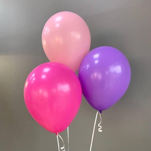 3 globos de látex