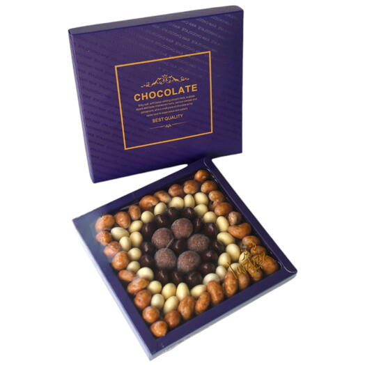 Premium Chocolate Nuts Gift Box Blue 350g