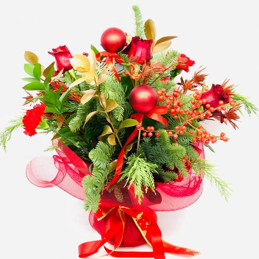 CHRISTMAS  JOY BOUQUET