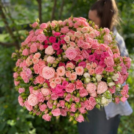 45 кустовых роз