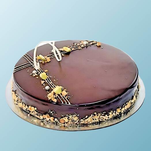 Eggless Chocolate Truffles Cake