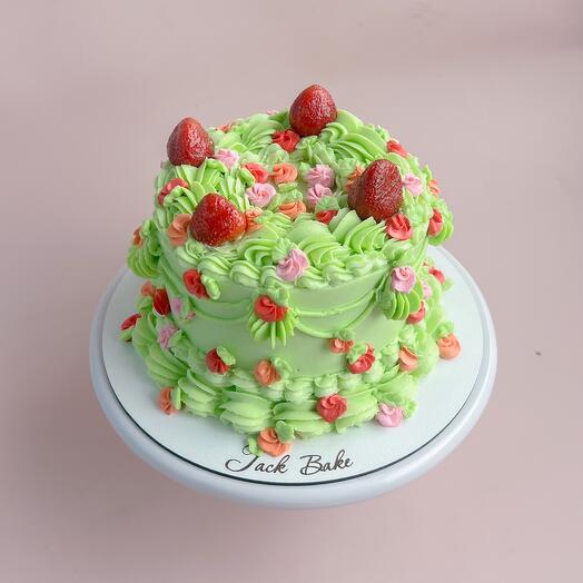 Торт 1,5 кг с рюшами