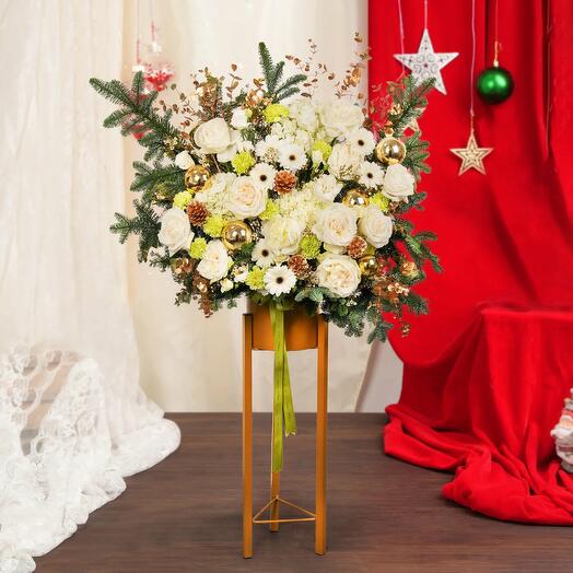 Snow Flowers Stand