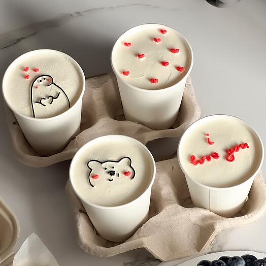 Торты в стаканчиках любовь