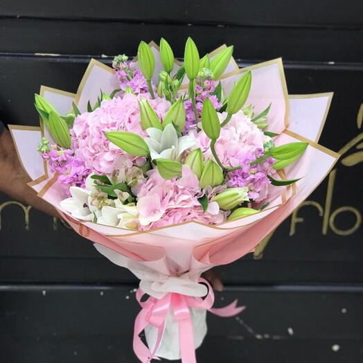 Pink Petal Serenity Bouquet