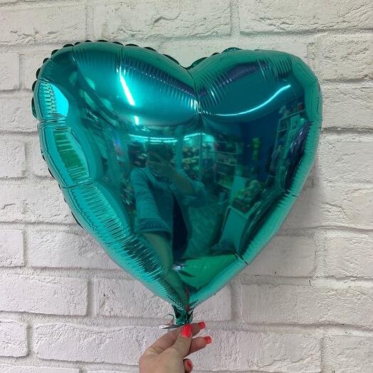 Шар изумрудное сердце