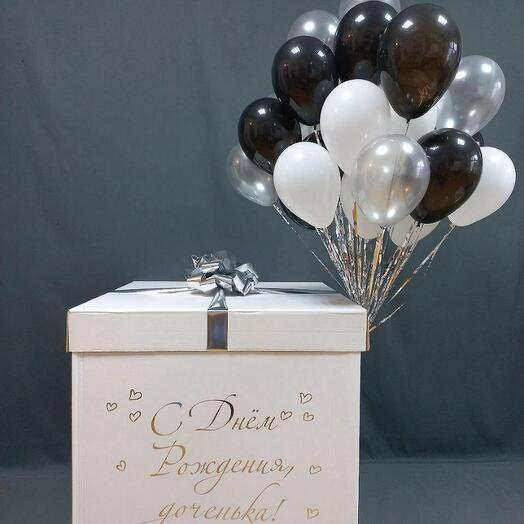 Коробка с 30 шарами малышами