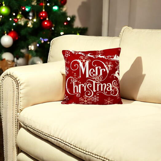 Merry Christmas Theme Cushion