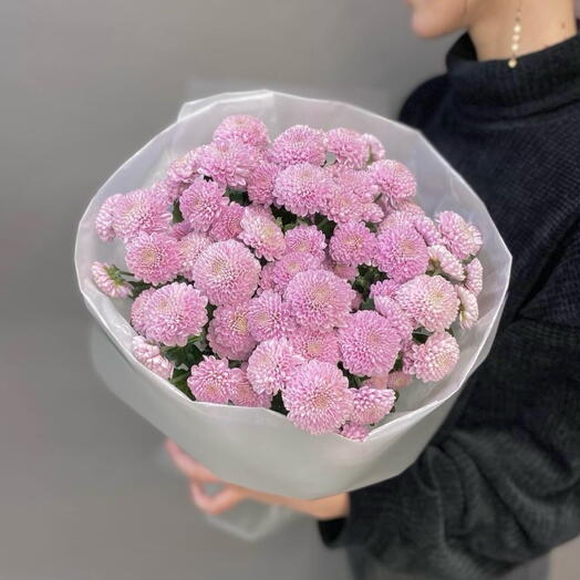 15 lavender santini💜 (Bush chrysanthemums, 15 pieces)