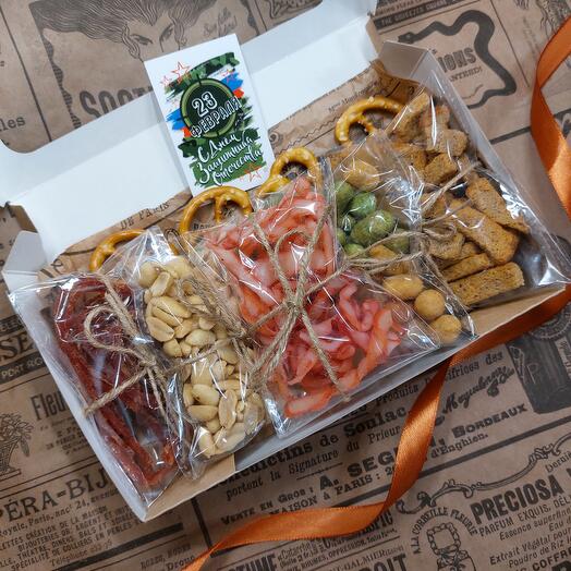 Snack set de pescado, con snacks