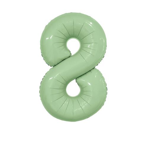 Шар цифра Олива 8