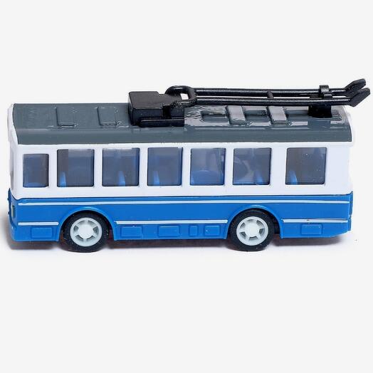 Троллейбус металлический «Город», инерционный