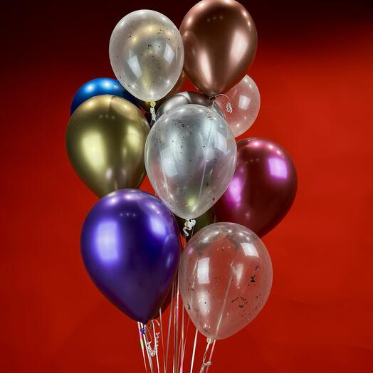 Яркий набор из перламутровых шаров, 15 шт