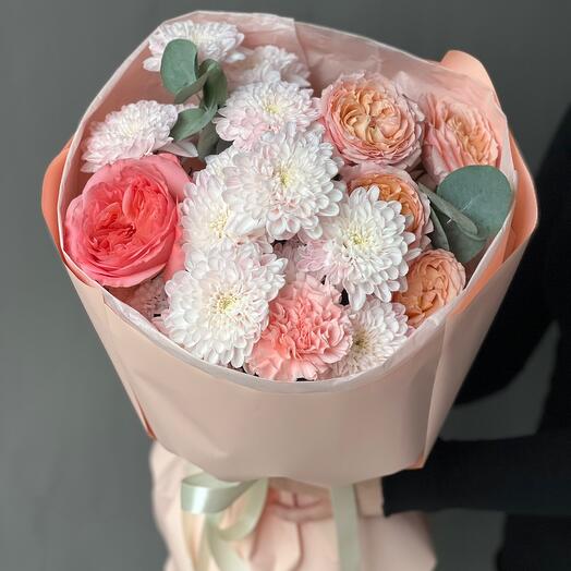 Букет кустовые розы «Очаровашка»