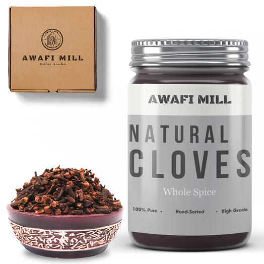 AWAFI MILL Whole Cloves | Syzygium aromaticum - Bottle of 100 Gram