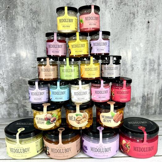 «Медовый рай»/ Подарочный набор на день рождения/Подарок девушке,мужчине,коллеге /Сладкий набор меда