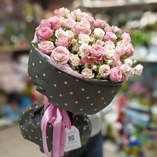 Микс кустовых роз