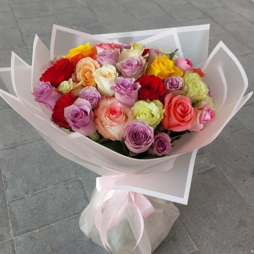Mixed roses bouquet