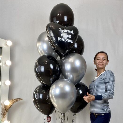 Balloons for the man you love on his birthday