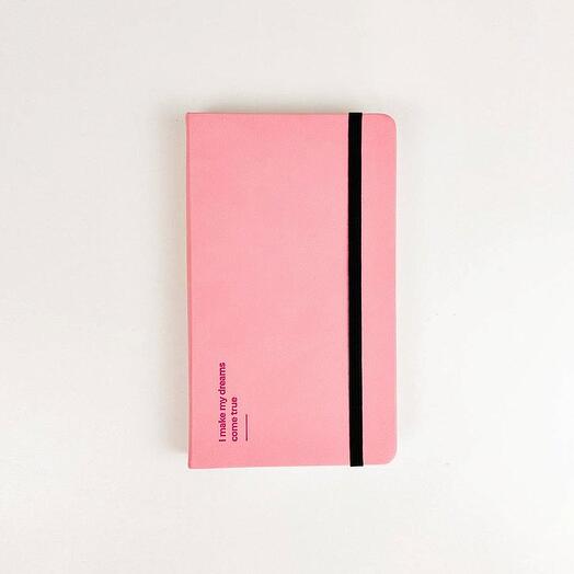 Розовый еженедельник Aesthetic "Make dreams" В6+
