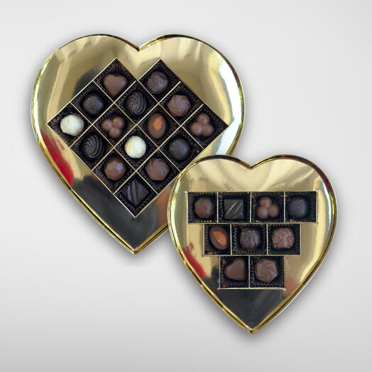 Twin Velvet Luxury Chocolate Box (set of two)