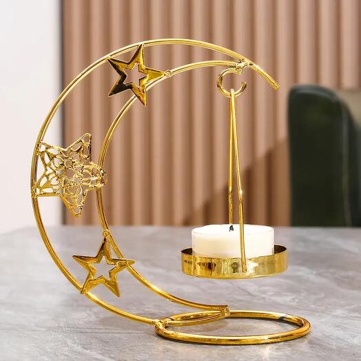 Ramadan Stellar Crescent Candle Holder