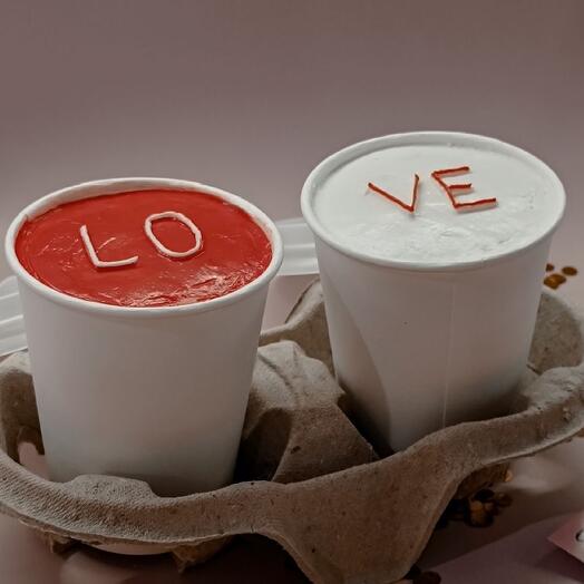 Торт в стакане / Cake to go  LOVE
