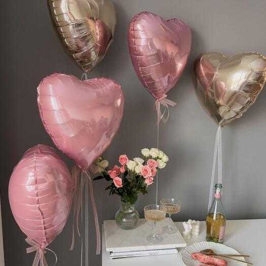 Balloons 5 hearts 4927