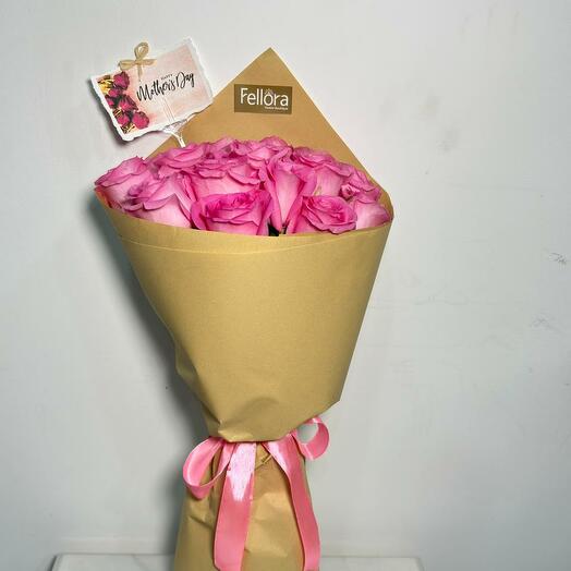 15 Pink Roses