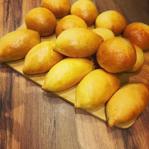 Пироги с яблоками, капустой