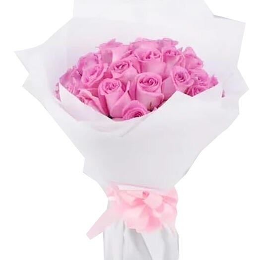 Pink Roses Bouquet - Fresh Flower Delivery