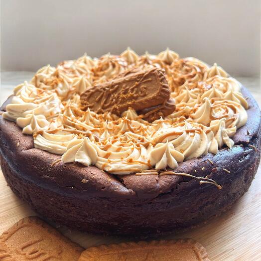 Cheesecake de chocolate con lotus