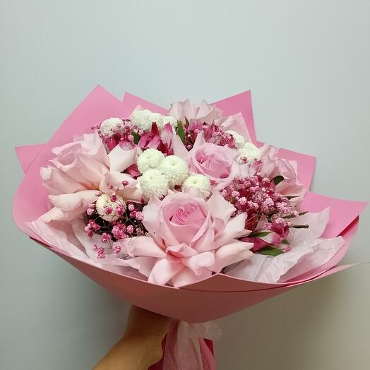 Розовые грёзы с французскими розами 💗👍