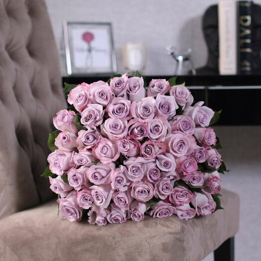 49 Purple Roses