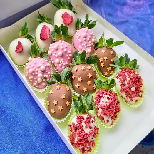 Клубника в шоколаде звезды🌟