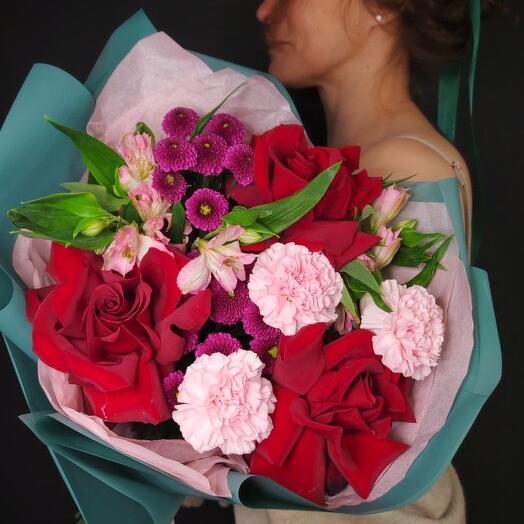 Букет «Санта-Барбара» с французской розой