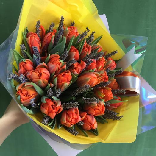 Tulip and lavender