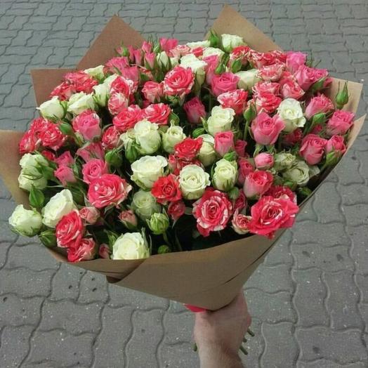 Кустовая Роза микс