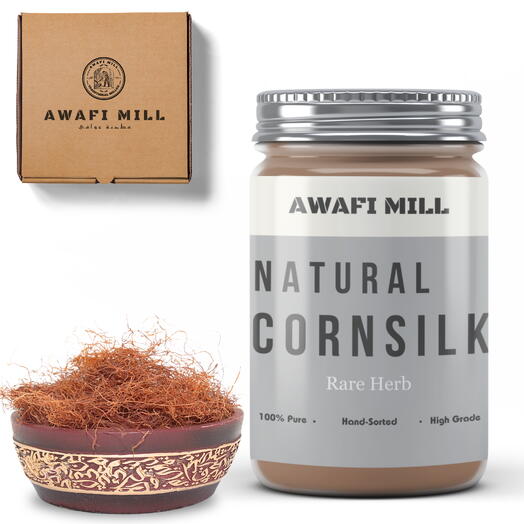 AWAFI MILL Dry Corn Silk | Zea mays| Malabar tamarind Whole- Bottle of 100 Gram