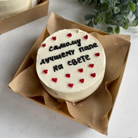 Бенто торт " найкращому татові на світі»