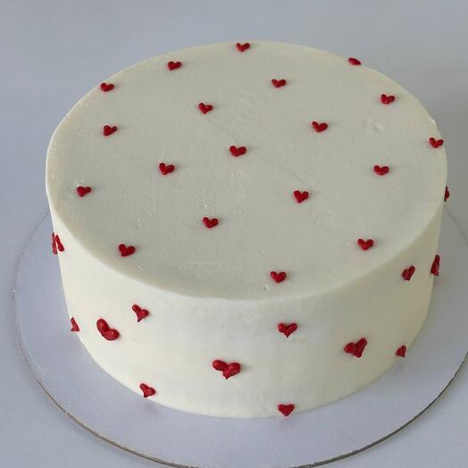 Торт 1кг «Сердечки»