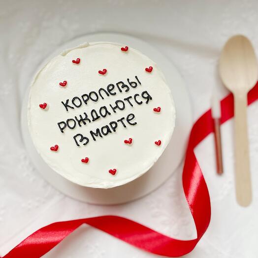 Бенто торт Март