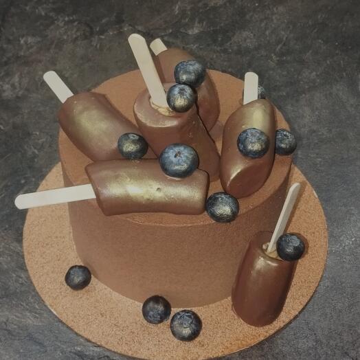 Торт Молочный Шоколад Банан