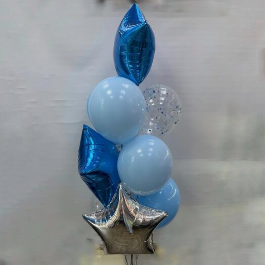 Juego de globos de helio 69 - para hombre ( aerodiseño )