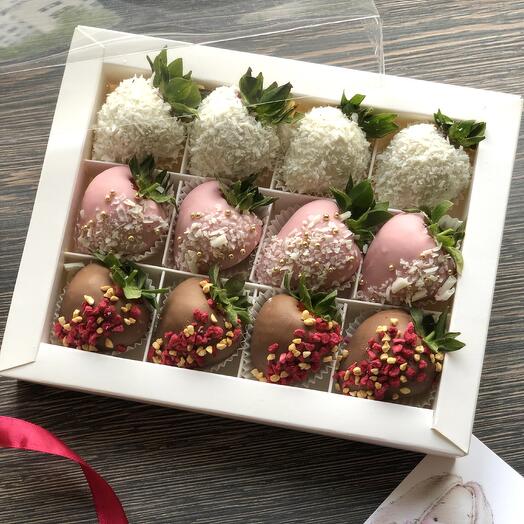 Fresas cubiertas de chocolate