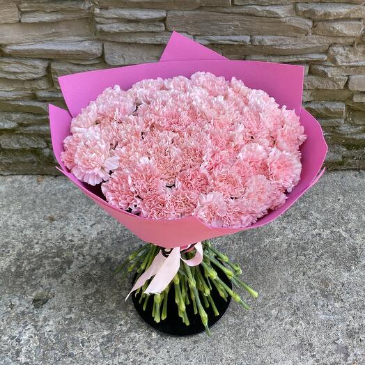 Ramo de Dianthus rosa 51pcs