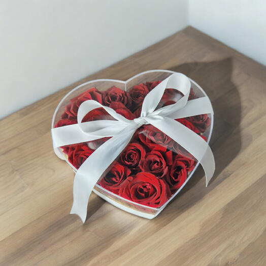 FLOWERS BOX red rose